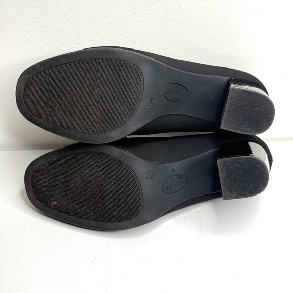 Anne Klein Iflex Telepathy Knit Stretch Square Moc Toe Loafer Teo Pump Womens 9 - Picture 7 of 9